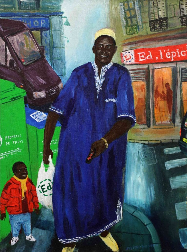 LE MARS - 2000, acrylic on canvas, 46 x 32,5 cm